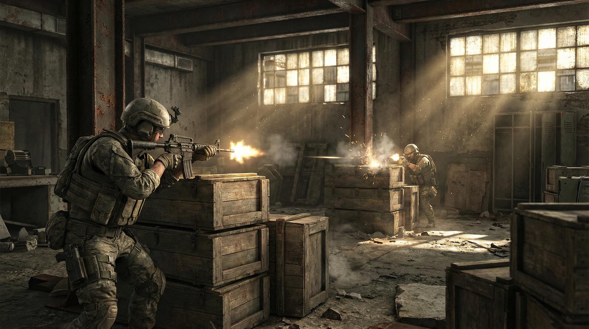 网红绝地求生室内近战视频教程